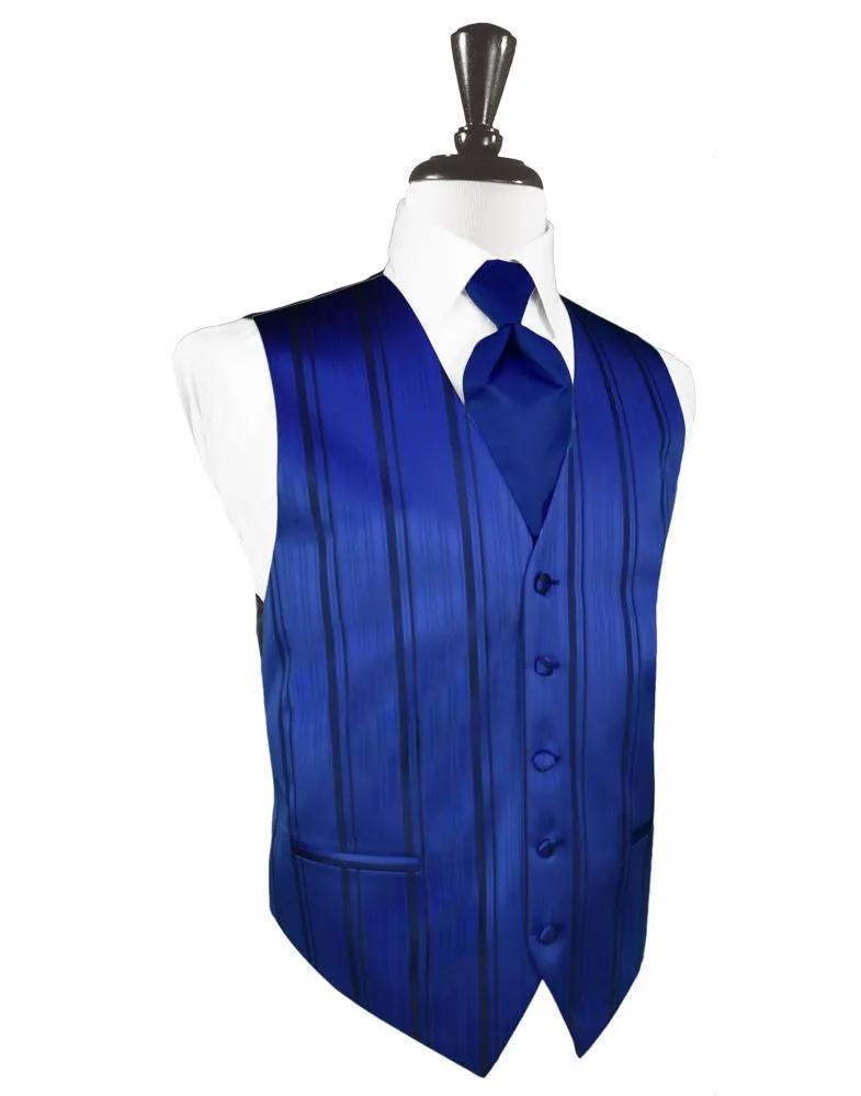 Tuxedo Vest Striped Satin Formal Wear Accessory For Black Tie by Tux-USA