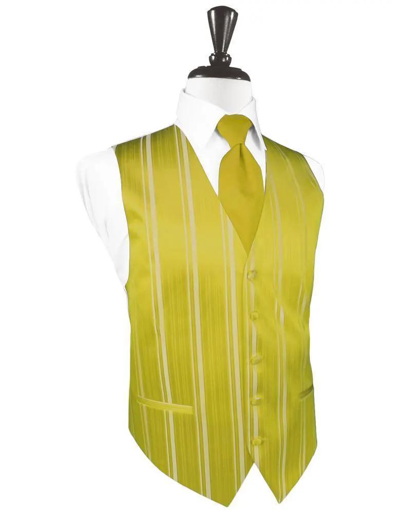 Striped Satin Tuxedo Vest 2 by Tux-USA