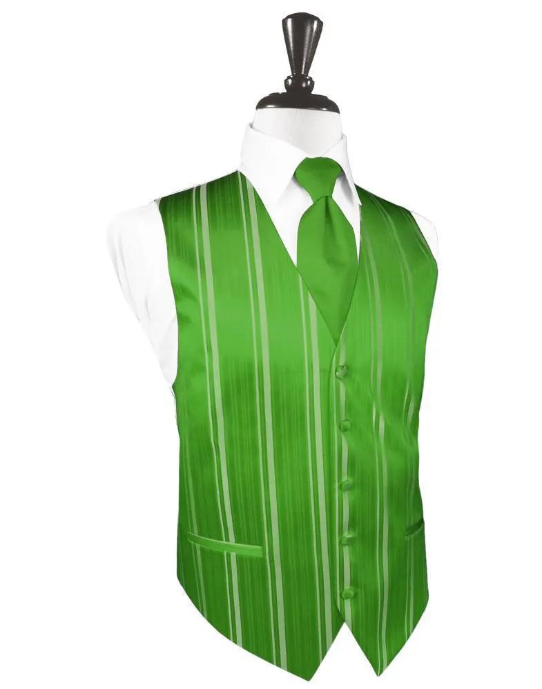Striped Satin Tuxedo Vest 3 by Tux-USA