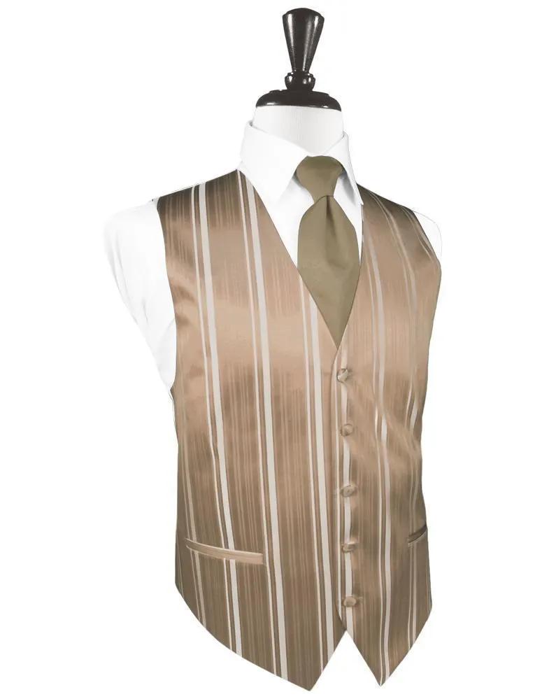 Striped Satin Tuxedo Vest 3 by Tux-USA