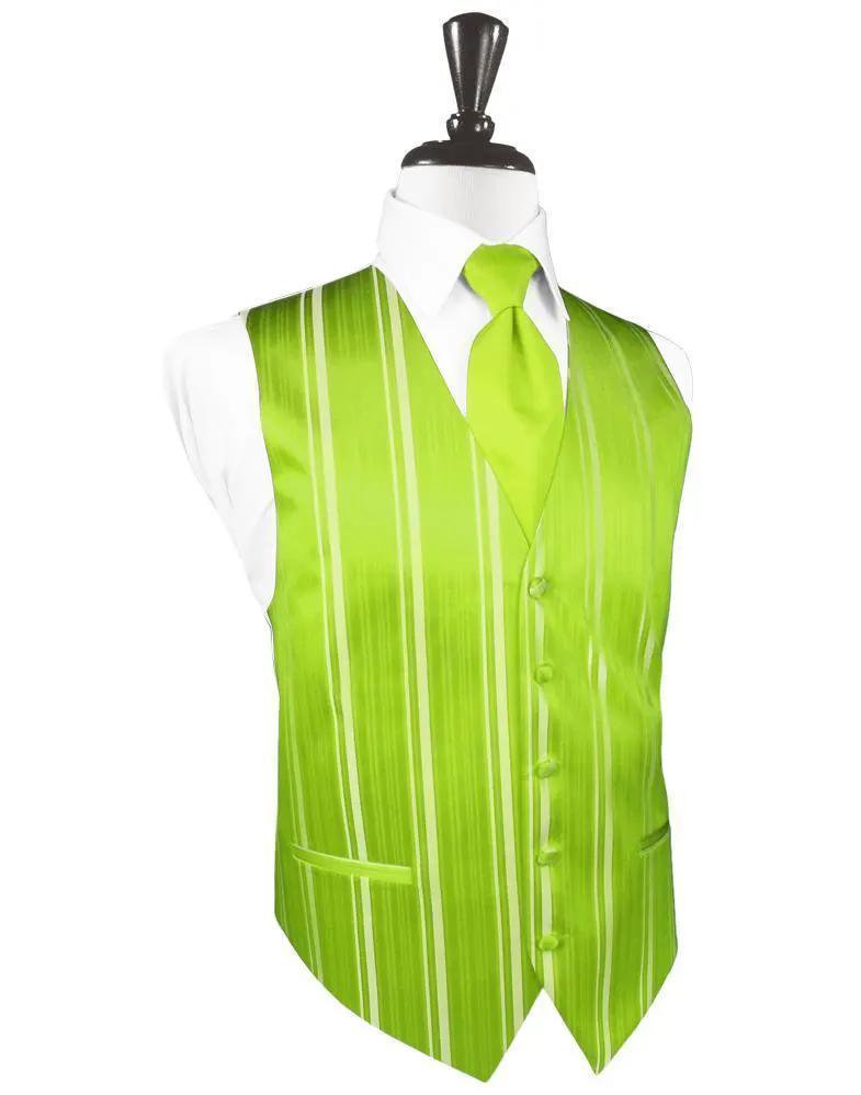 Striped Satin Tuxedo Vest 3 by Tux-USA