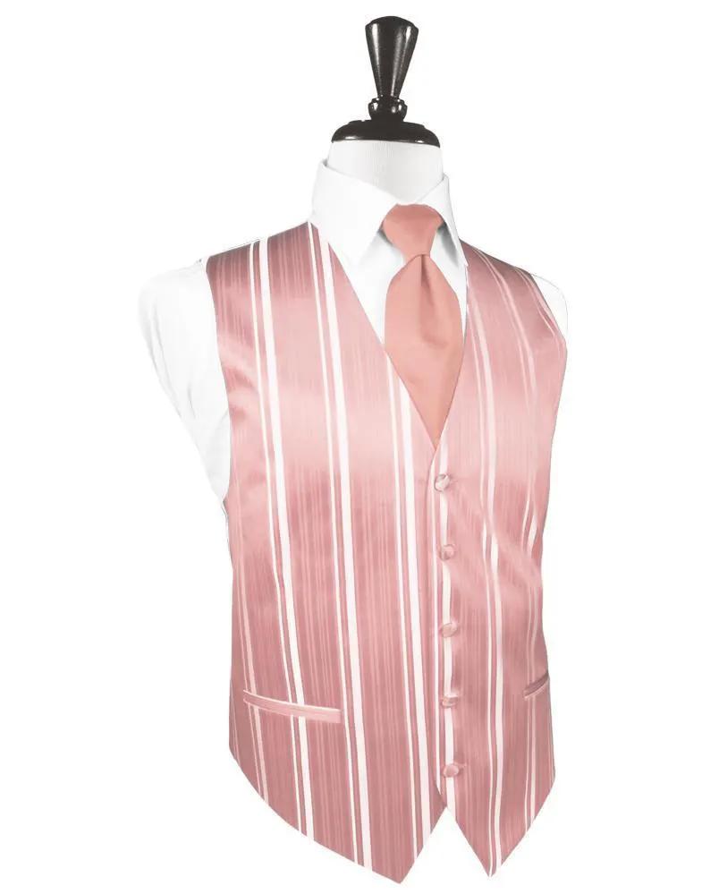 Striped Satin Tuxedo Vest 4 by Tux-USA