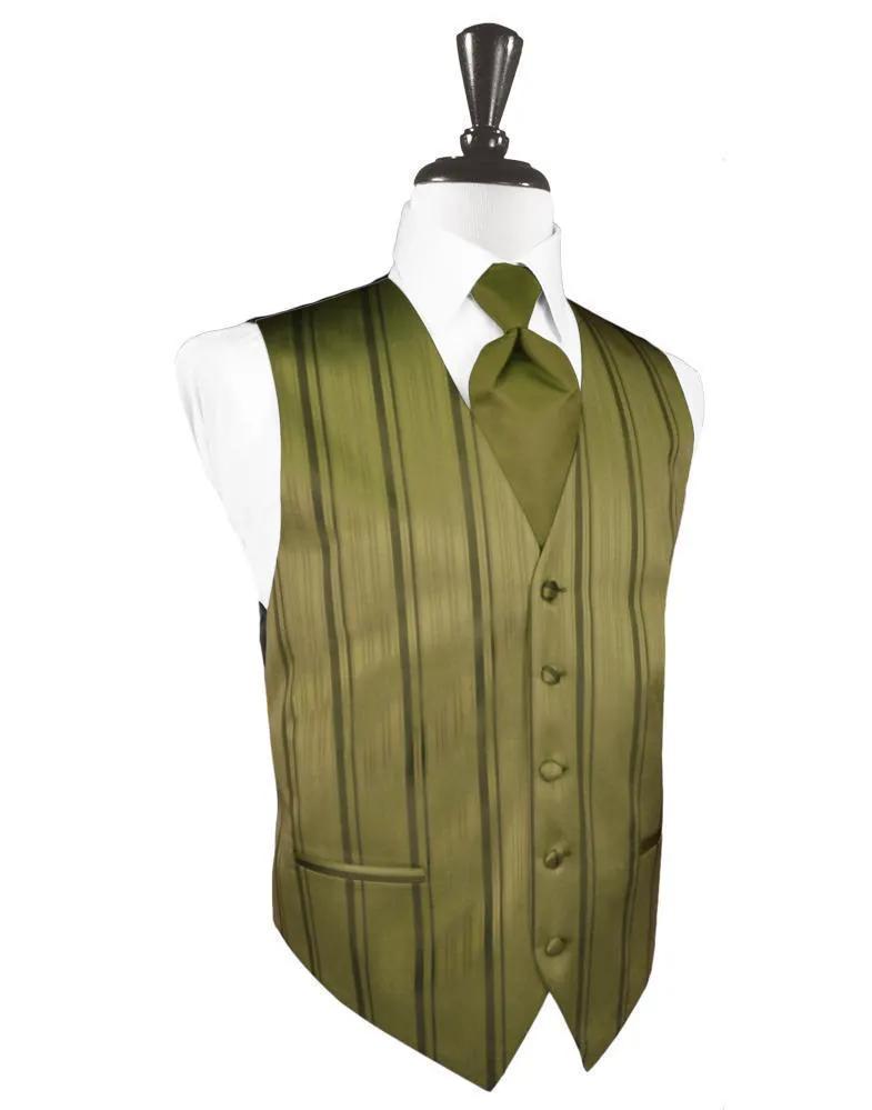 Striped Satin Tuxedo Vest 4 by Tux-USA