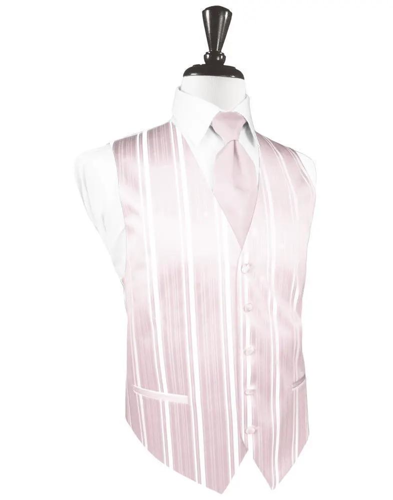 Striped Satin Tuxedo Vest 5 by Tux-USA
