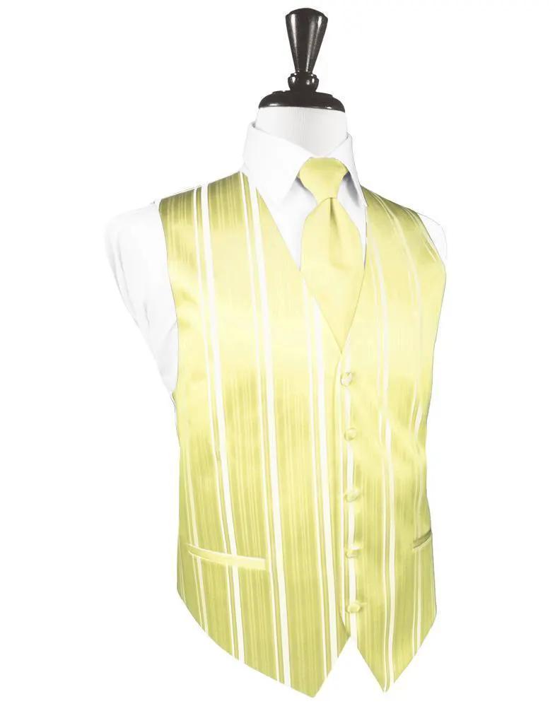 Striped Satin Tuxedo Vest 5 by Tux-USA