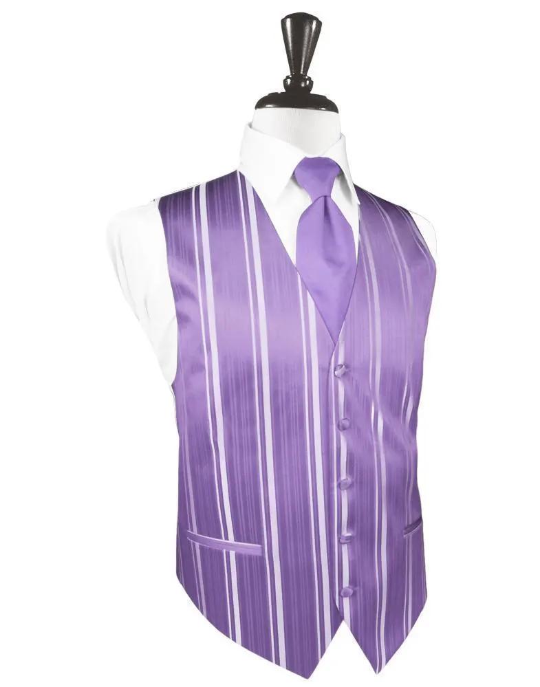 Striped Satin Tuxedo Vest 5 by Tux-USA