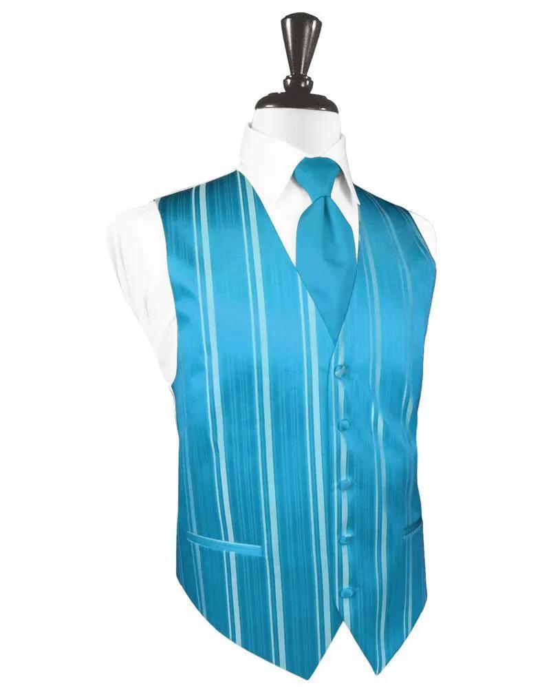 Striped Satin Tuxedo Vest 6 by Tux-USA