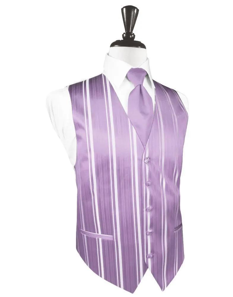 Striped Satin Tuxedo Vest 7 by Tux-USA