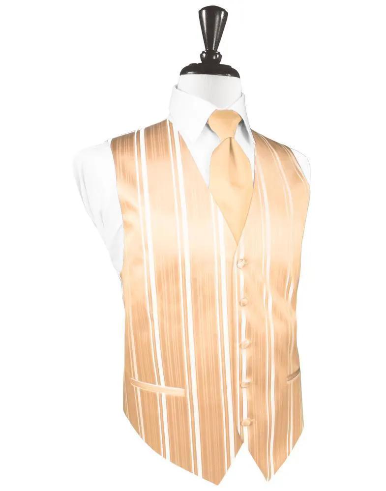 Striped Satin Tuxedo Vest 8 by Tux-USA