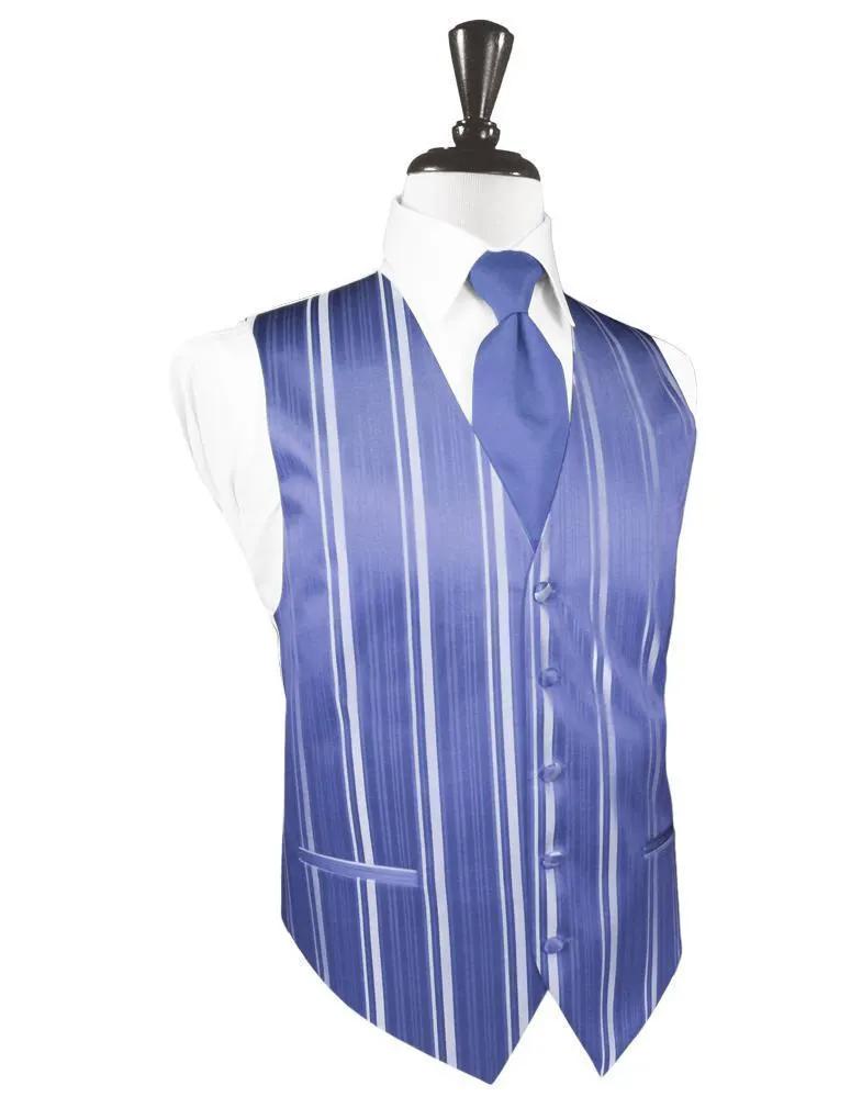 Striped Satin Tuxedo Vest 8 by Tux-USA