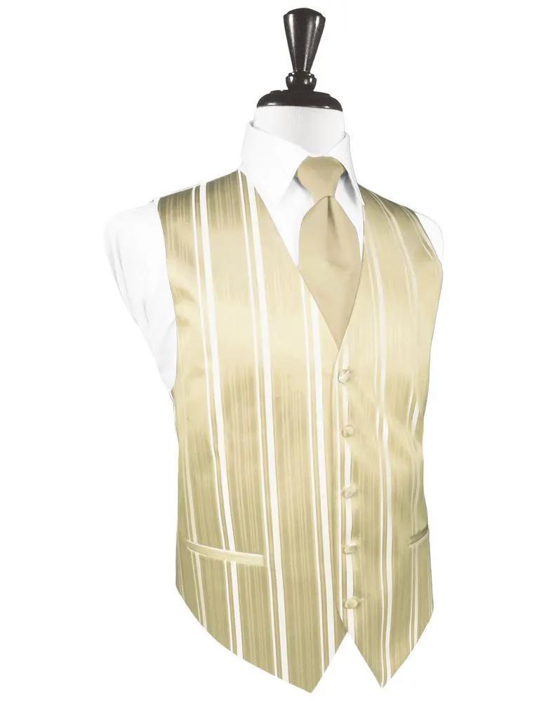 Striped Satin Tuxedo Vest 9 by Tux-USA