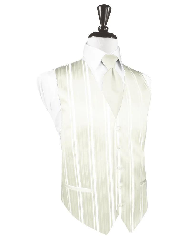 Striped Satin Tuxedo Vest by Tux-USA