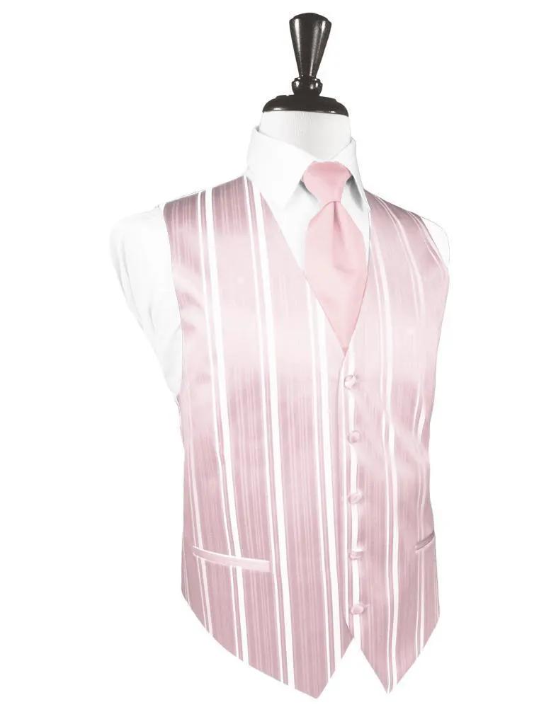 Striped Satin Tuxedo Vest by Tux-USA