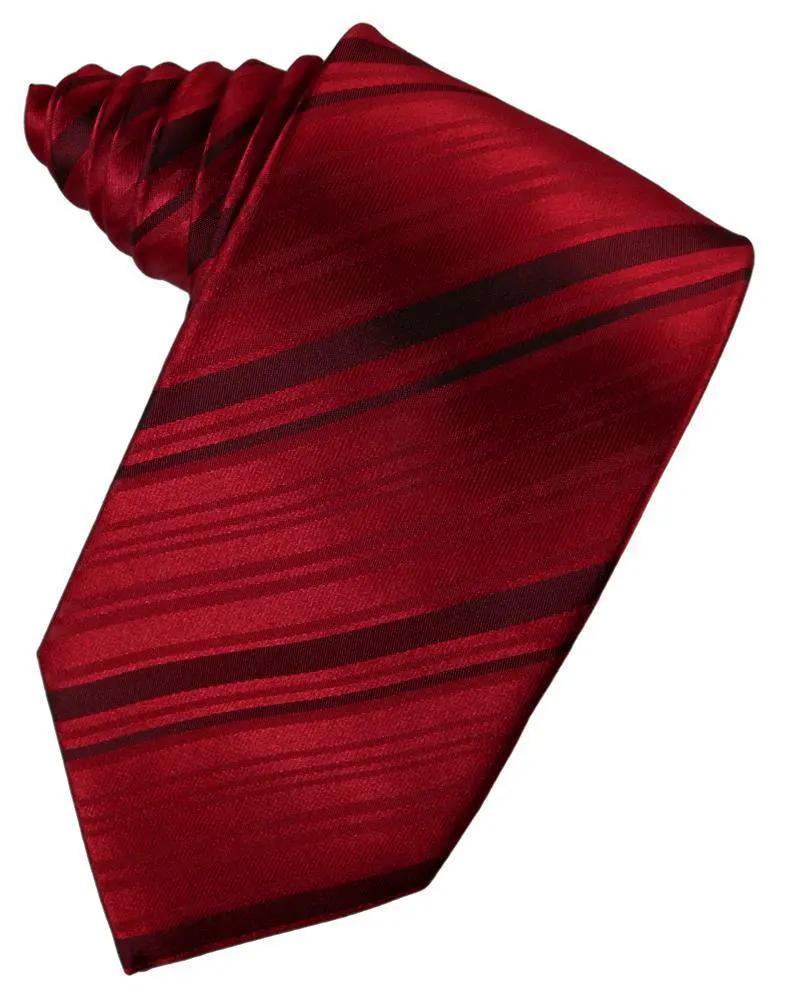 Striped Silk Necktie by Tux-USA