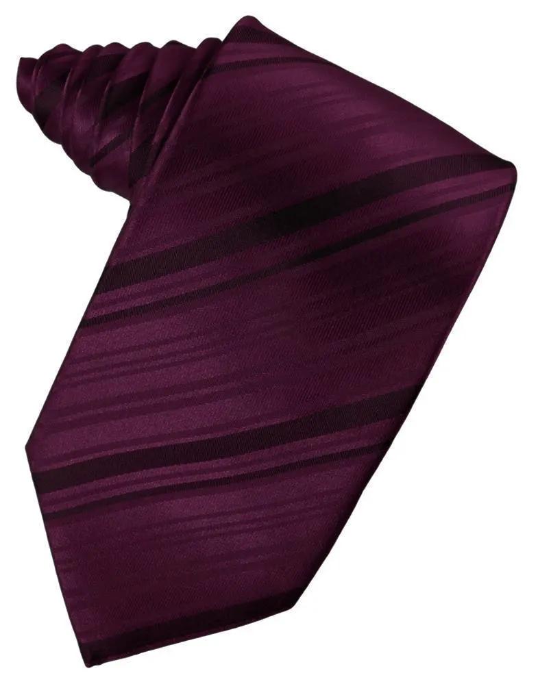 Striped Silk Necktie by Tux-USA