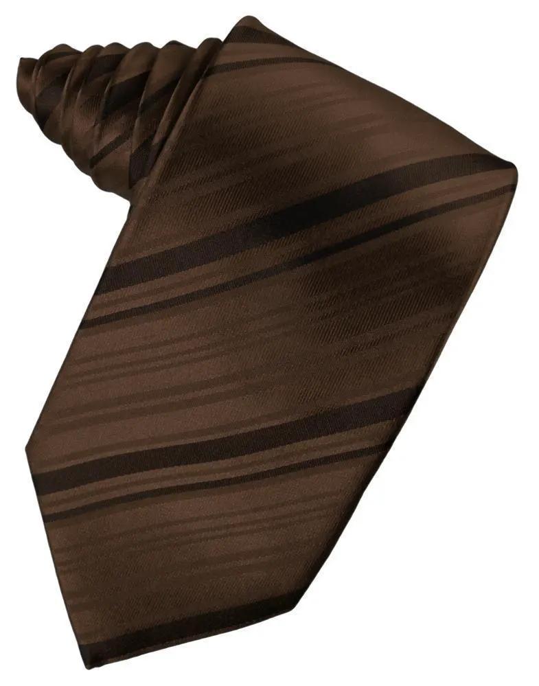 Striped Silk Necktie by Tux-USA