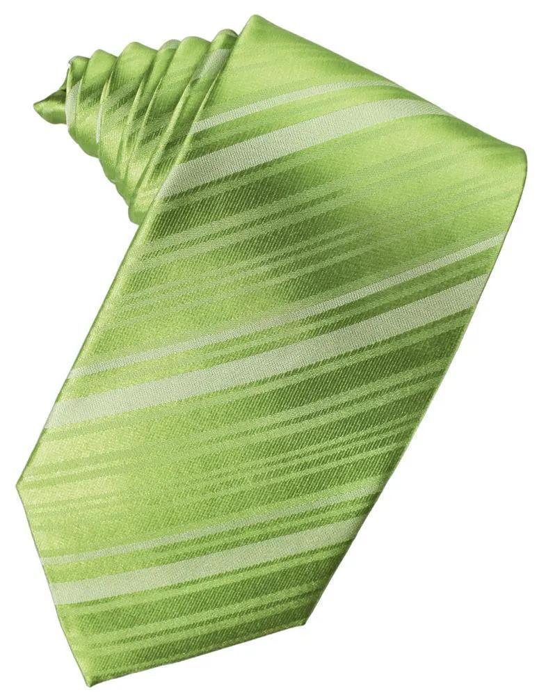 Striped Silk Necktie by Tux-USA