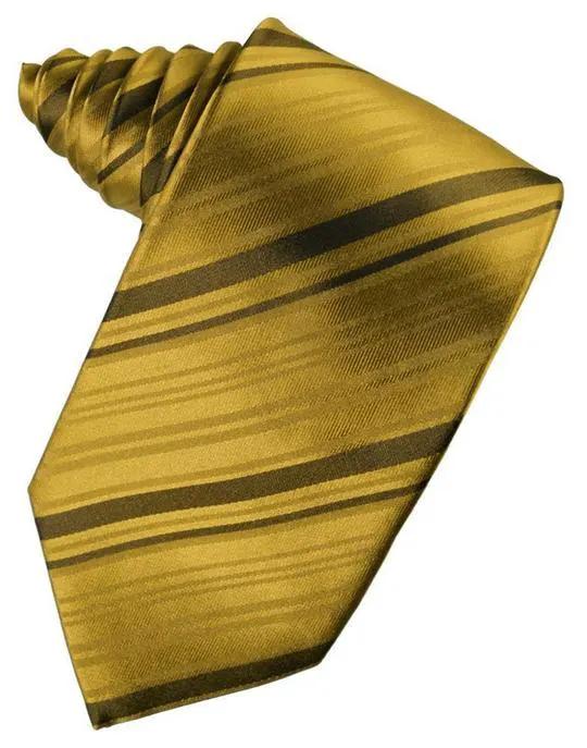 Striped Silk Necktie by Tux-USA