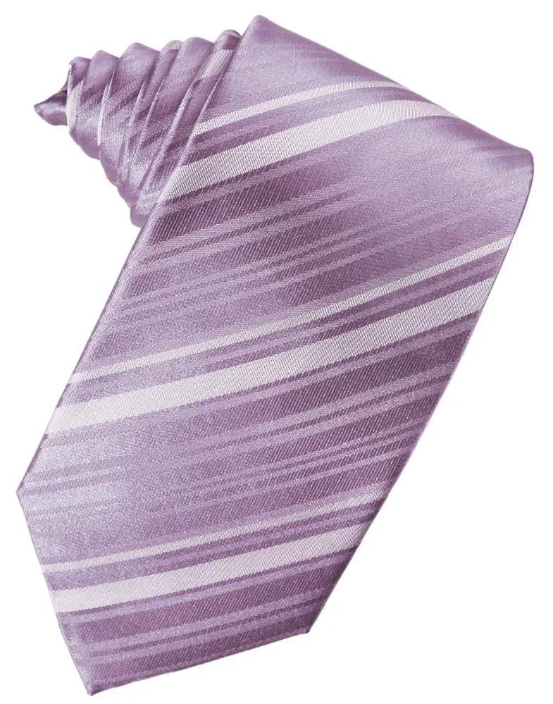 Striped Silk Necktie by Tux-USA