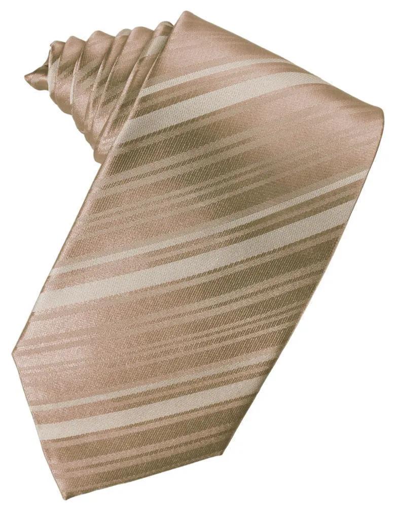 Striped Silk Necktie by Tux-USA