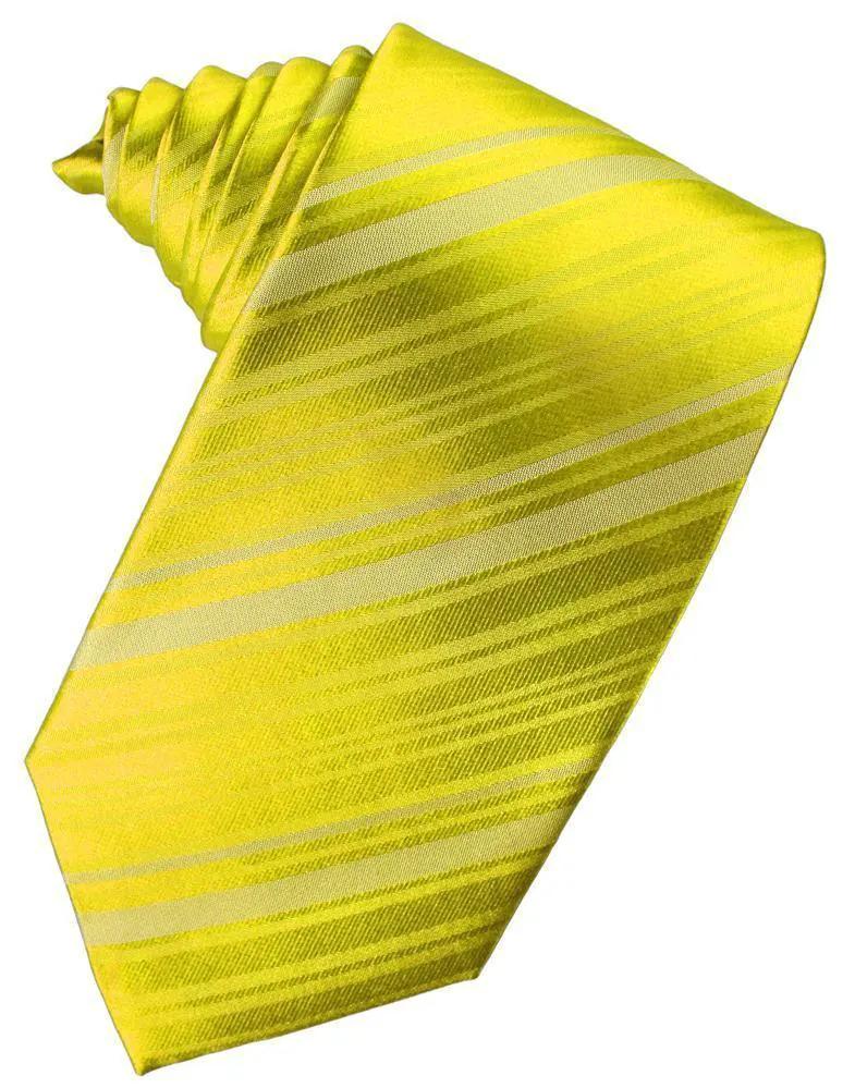 Striped Silk Necktie by Tux-USA