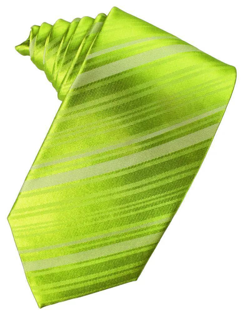 Striped Silk Necktie by Tux-USA