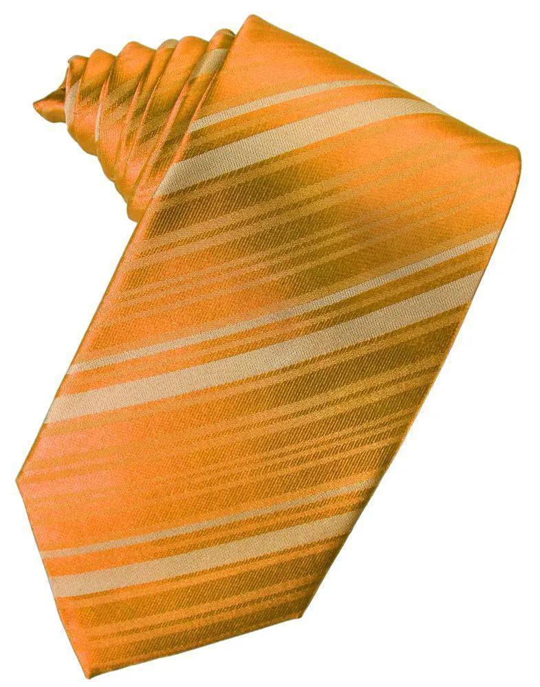 Striped Silk Necktie by Tux-USA