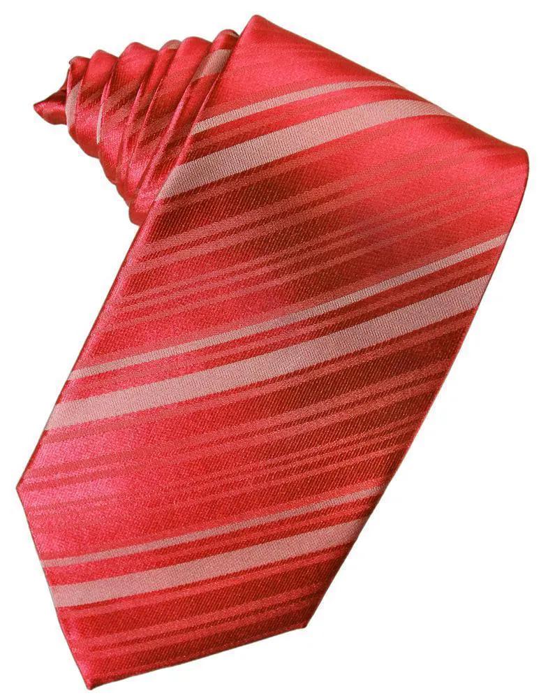 Striped Silk Necktie by Tux-USA