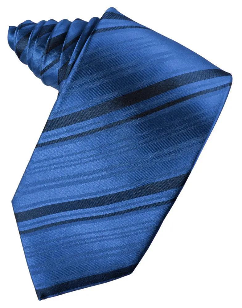 Striped Silk Necktie by Tux-USA