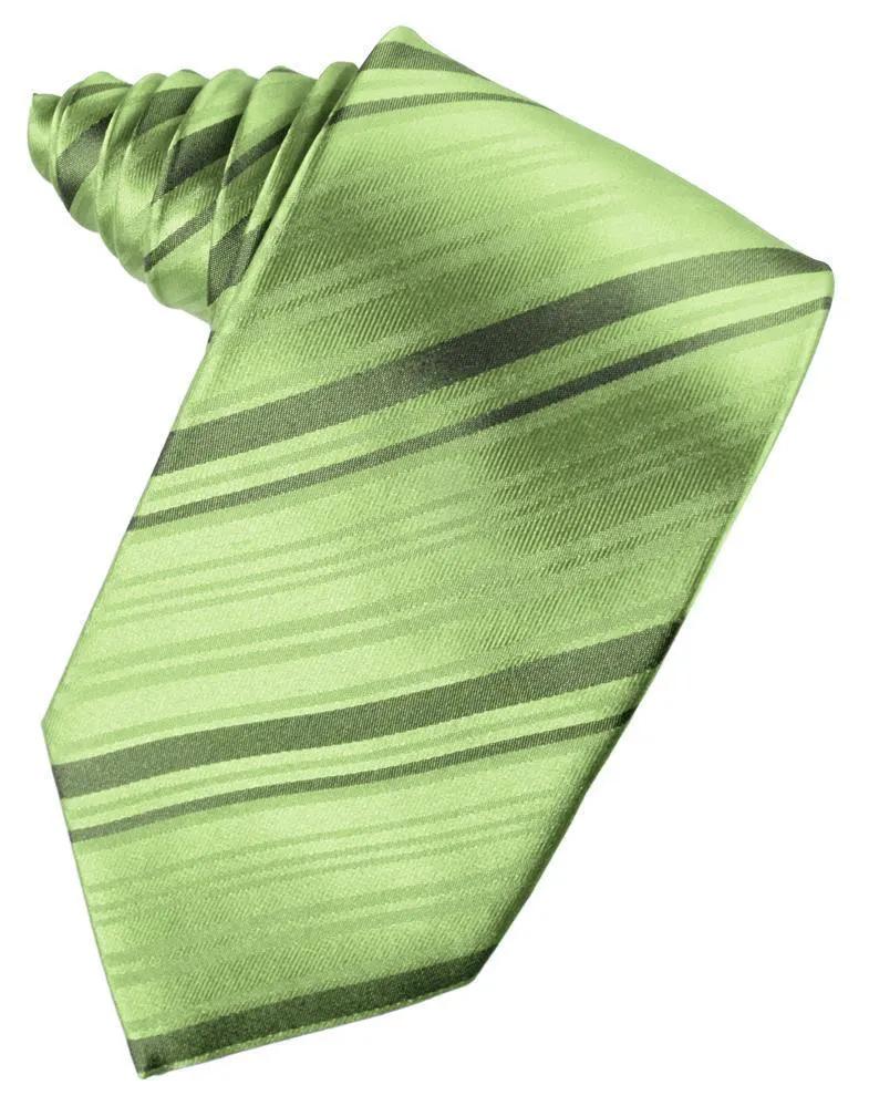 Striped Silk Necktie by Tux-USA