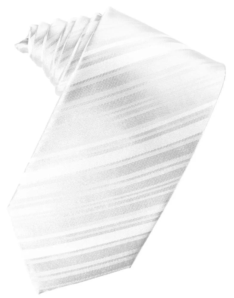 Striped Silk Necktie by Tux-USA