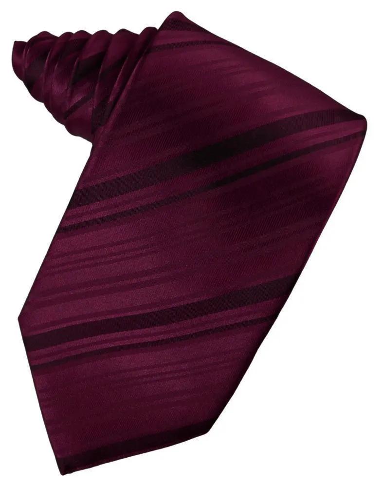 Striped Silk Necktie by Tux-USA