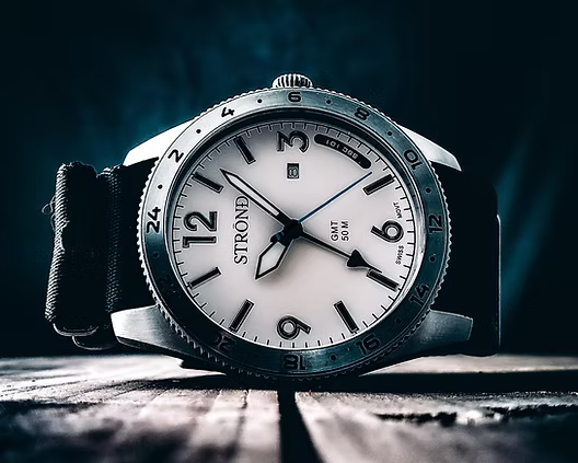 STROND SSC‑101 24h GMT Concorde Watch White Dial