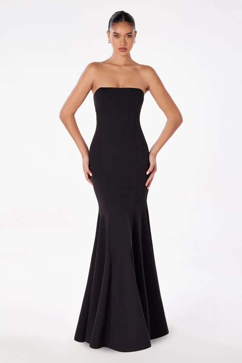 Strapless mermaid dress with corset back by Tux-USA