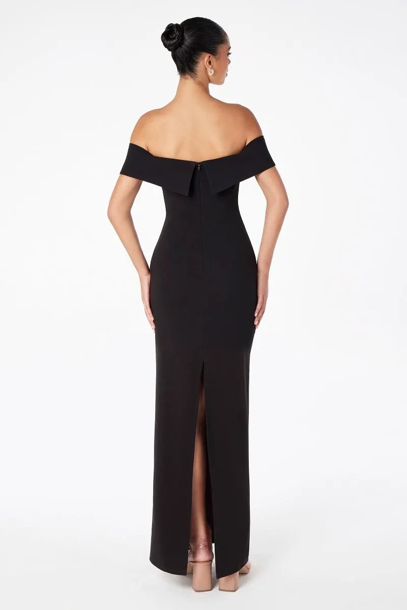 Mermaid Dress Back Zipper Crepe Gown By Tux-USA For Elegant Evening by Tux-USA