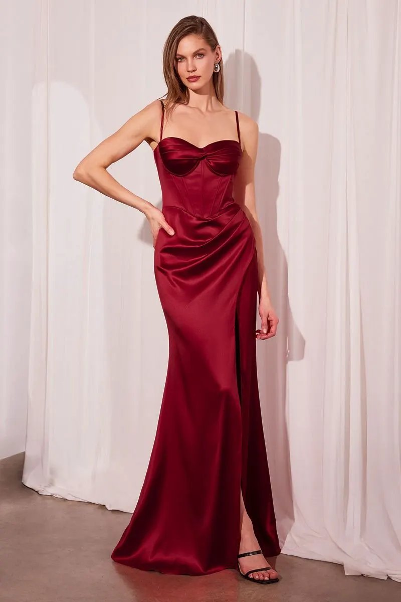 Fitted Dress With A Sweetheart Neckline And Thin Straps by Tux-USA