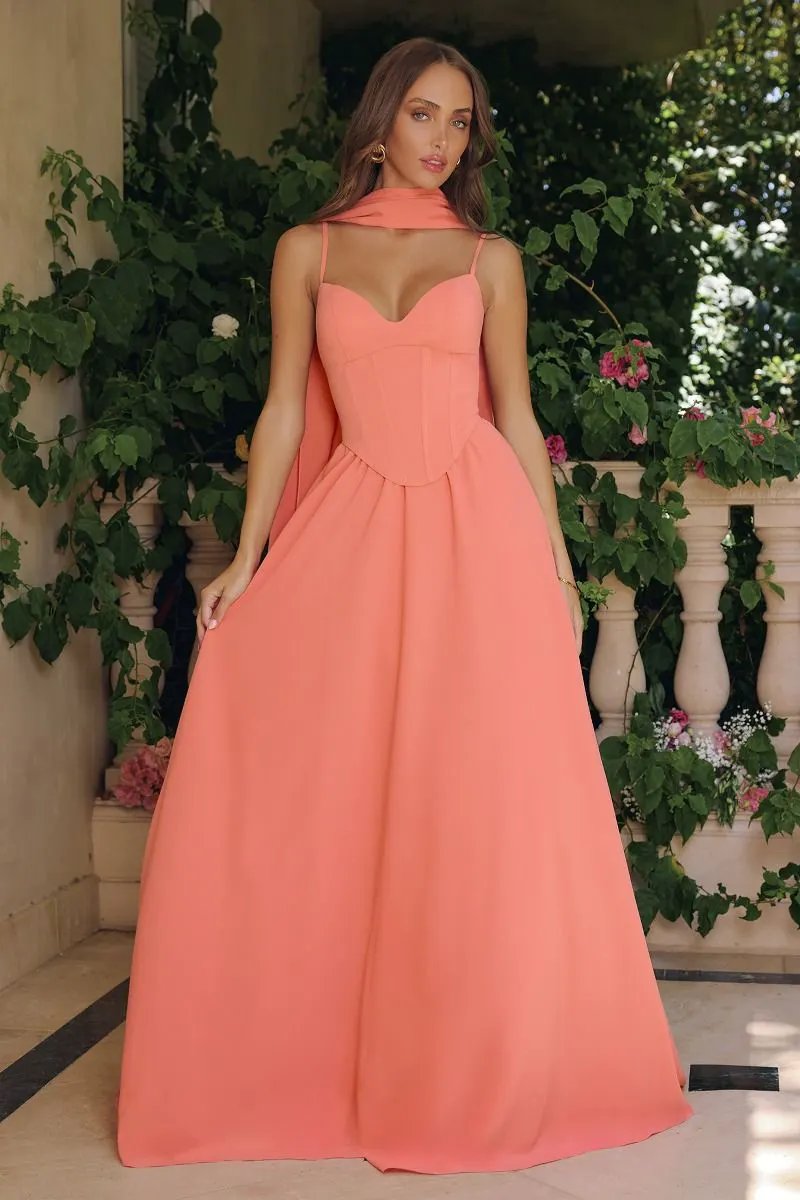 Sweetheart neckline A-line dress by Partner Label