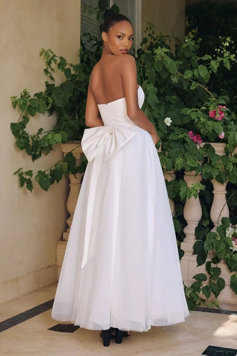 Strapless Bridal Ball Gown Wtih Tulle by Tux-USA