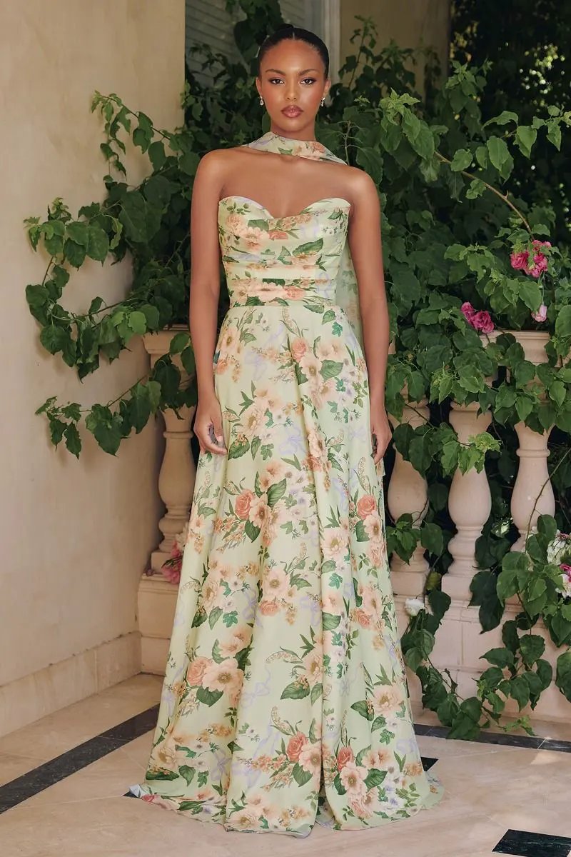 Strapless Empire Waist Wedding Dress by Tux-USA