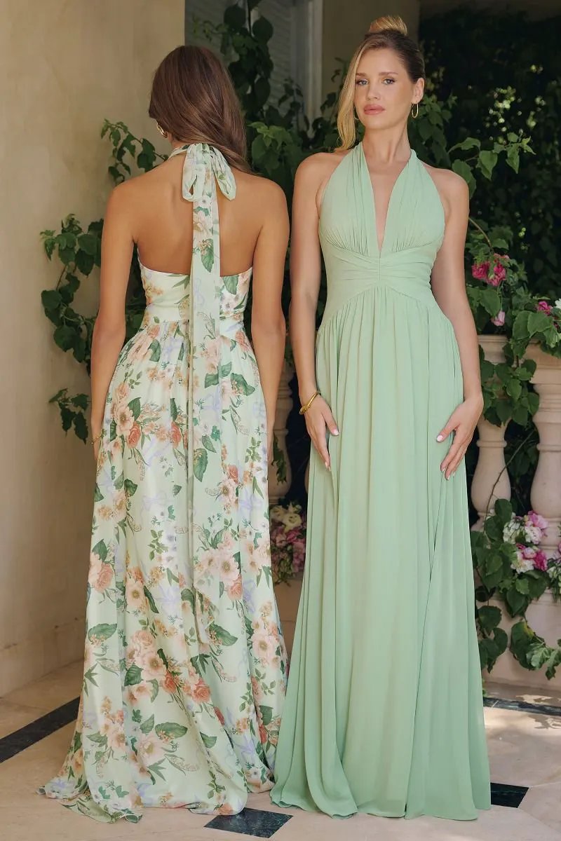 A-Line Floral Printed by Tux-USA