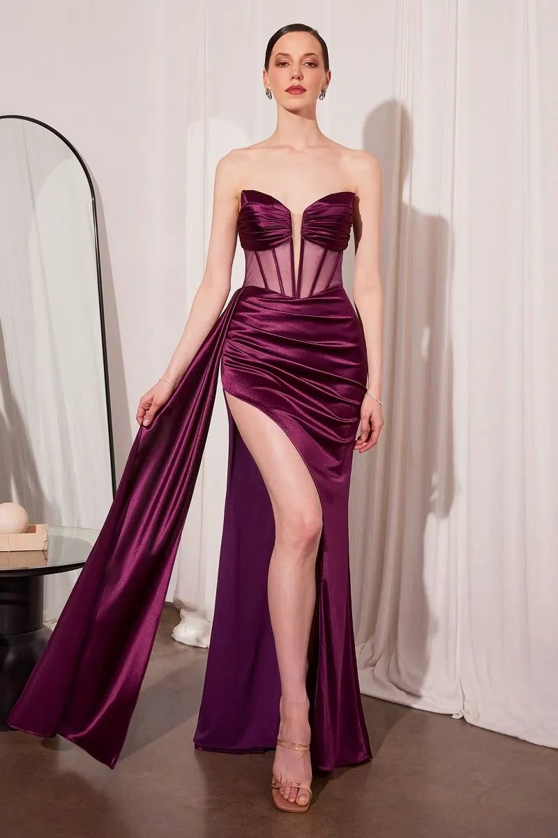 Strapless Fitted Dress by Tux-USA