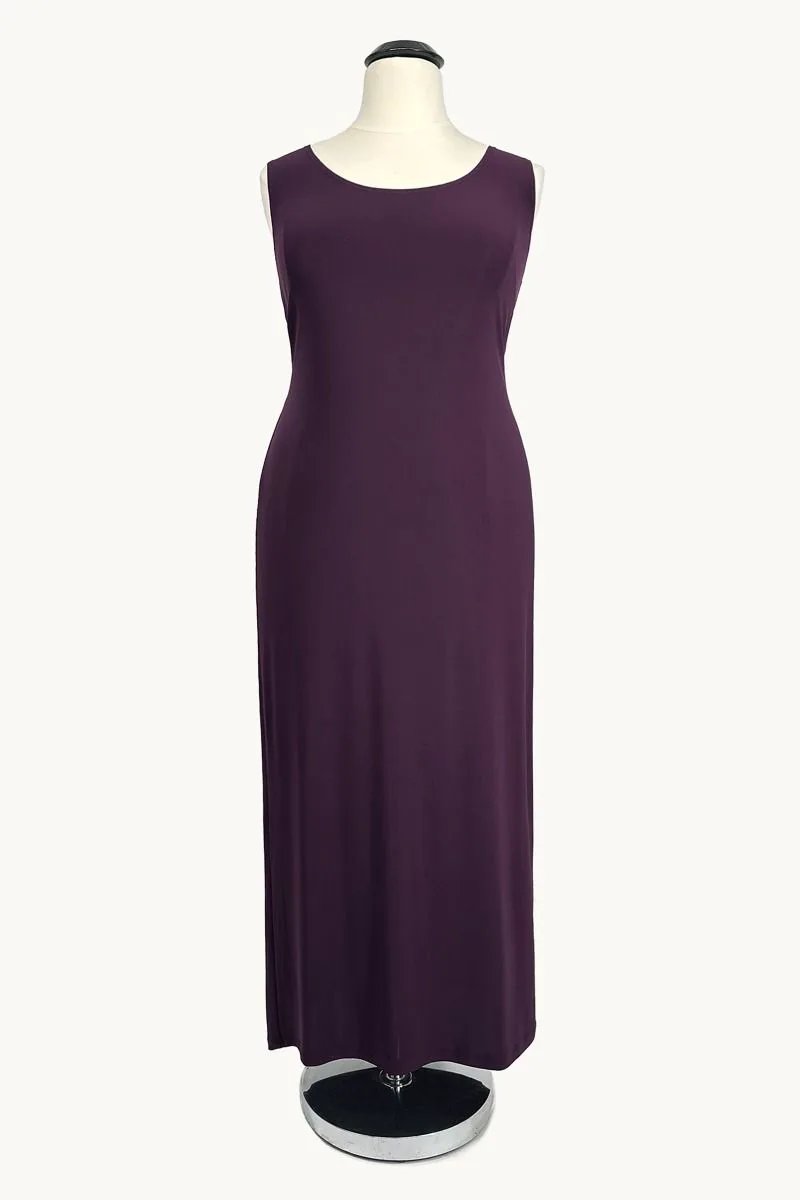 Plus Size Midi Sheath Dress with Draped Overlay Jacket by Tux-USA