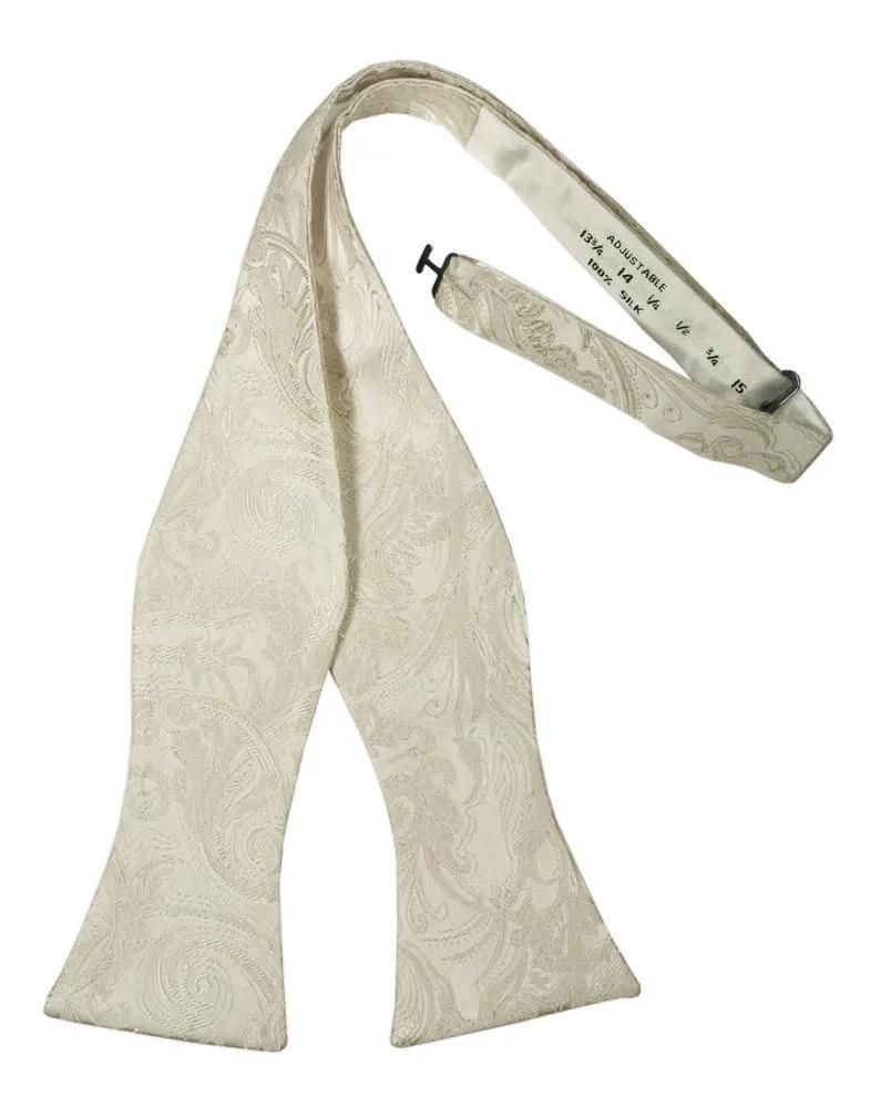 Paisley Silk Bow Tie Self Tie by Tux-USA