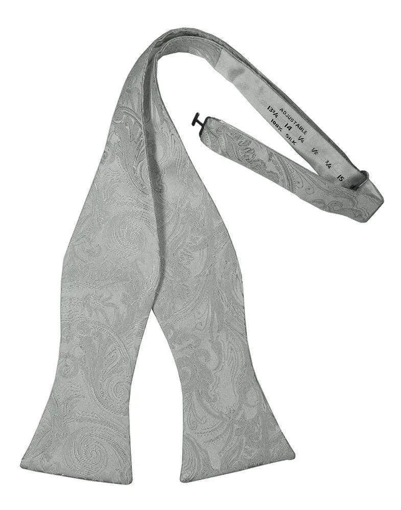 Paisley Silk Bow Tie Self Tie by Tux-USA