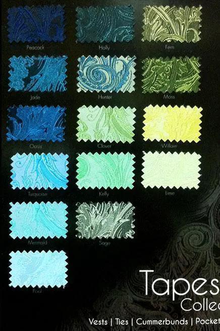 Tapestry Swatch Card by Tux-USA