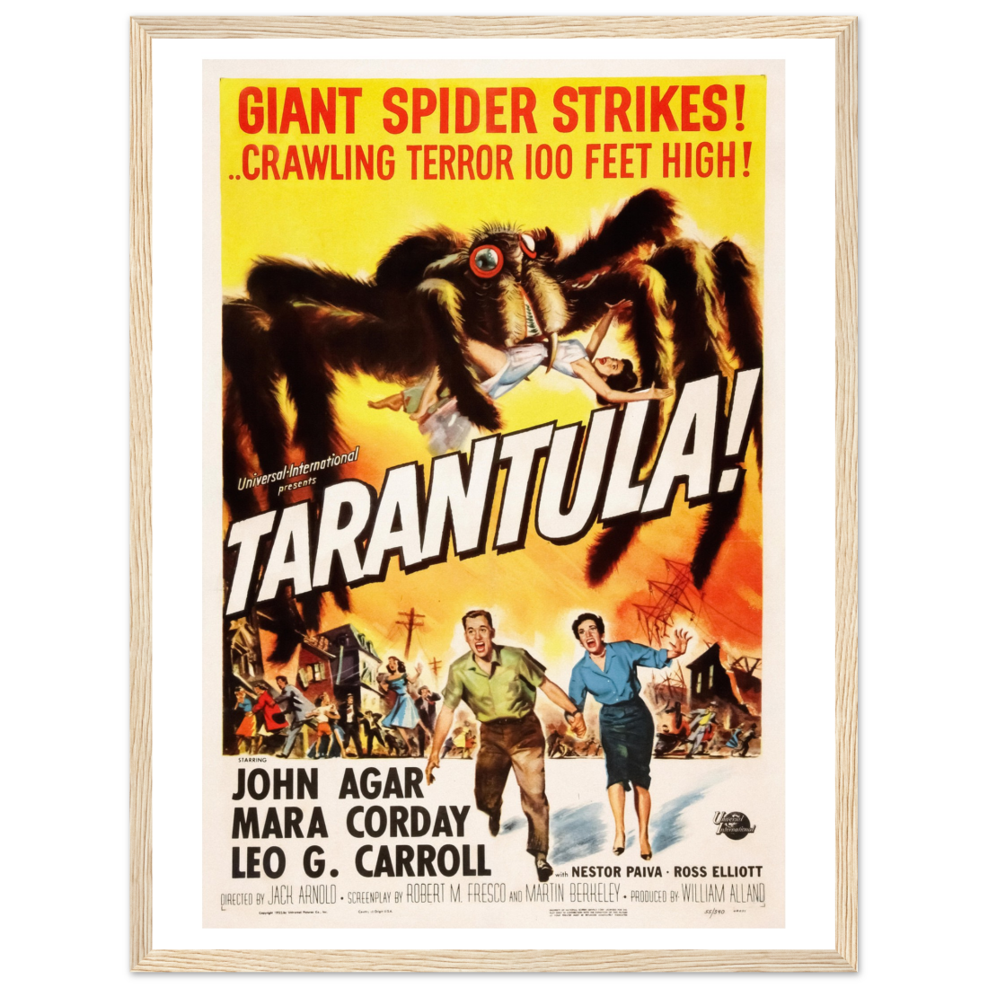 Tarantula 50s Sci-Fi Horror movie poster by Art-O-Rama Shop