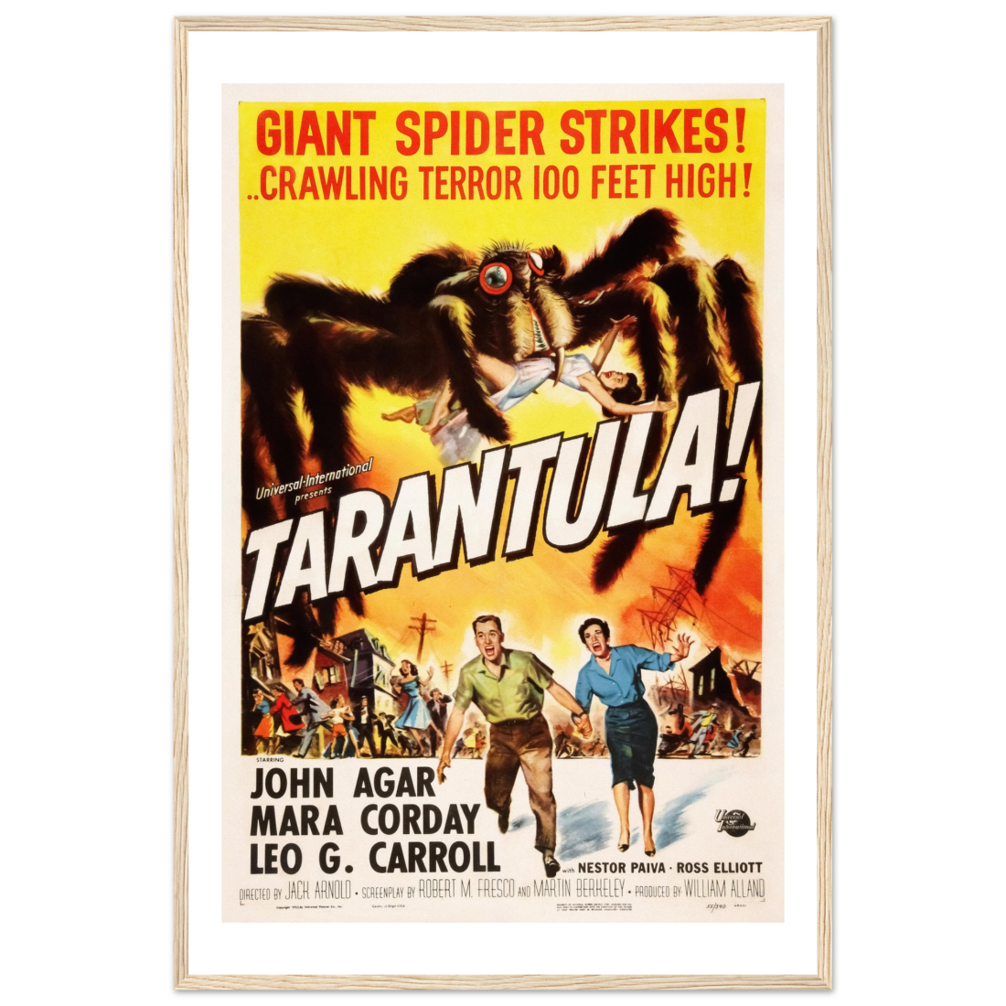 Tarantula 50s Sci-Fi Horror movie poster by Art-O-Rama Shop