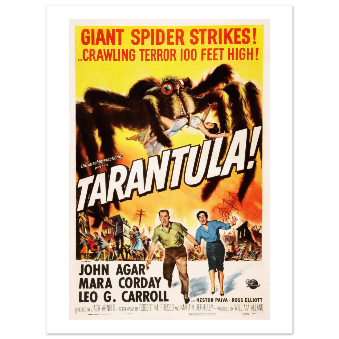 Tarantula 50s Sci-Fi Horror movie poster by Art-O-Rama Shop
