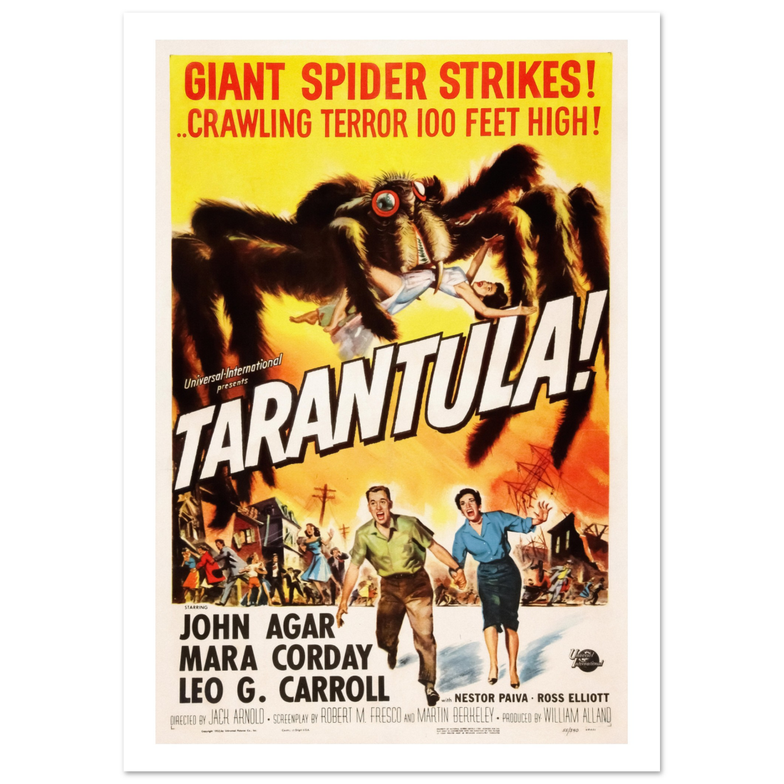 Tarantula 50s Sci-Fi Horror movie poster by Art-O-Rama Shop