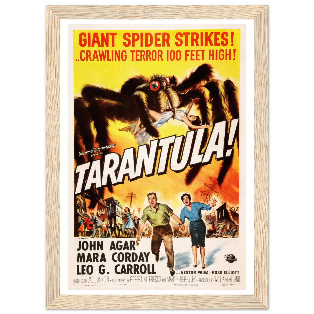 Tarantula 50s Sci-Fi Horror movie poster by Art-O-Rama Shop